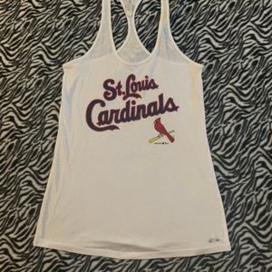 St. Louis Cardinals MLB Tank Top Shirt Woman sz XS